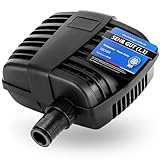 Teicher Filterpumpe PP-1500H [Neues Modell] – Teichpumpe für außen 25W, 1500 l/h Energie effizient | Bachlaufpumpe Gartenteich Bachlauf Wasserfall | Filter Pumpe Teich Pond Pump Teichpumpen IPX8 Norm