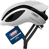 ABUS 77601 Fahrradhelm, Weiß (Polar White), M (52-58 cm)