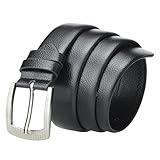 VERDANVERSE Herren Gürtel Kunstleder Verstellbar mit Schnalle für Anzug Jeans und Freizeitmode Perfektes für Männer und Jungen