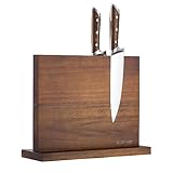 Messerblock Magnetisch Doppelseitig -KUCHEASY Messerhalter ohne Messer -Küchenmesser Knife Holder mit Starkem Magnet -Messerständer für Küchentheke Multifunktionale Aufbewahrung
