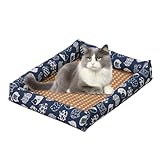 Kühlmatte für Hunde – Kühlmatte für Hunde | rutschfestes kühlendes Haustierbett | Katzenmöbel für Sofas, Stühle, Auto, Terrasse, Hinterhof, Haus, Wohnzimmer, Schlafzimmer, Büros