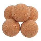 Garneck 5 Stück Teiliges Tischfußball Kork Ersatzbälle Leise und Leicht Kickerbälle für Kickertisch Zubehör Idealer Austausch für Beschädigte Bälle Geeignet für Familien Freizeitspiele