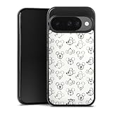 Silikon Hülle kompatibel mit Google Pixel 10 Pro Case schwarz Handyhülle Mickey Mouse Offizielles Lizenzprodukt Vintage