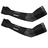 ROCKBROS Ärmlinge Unisex Arm Sleeves Rutschfest Armwärmer UV Sonnenschutz Winddicht Warm für Radsport Wandern Laufen Outdoor S-3XL