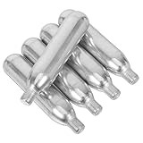 CORHAD 5 Stück 12g Co2 Gastank Unterwasser Co2 Dose Hochtemperaturbeständig Explosionsgeschützt für Schwimm Rettungsarmband