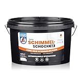 Tonis SCHIMMELSCHOCK 5.0 Antimikrobielle Spezialfarbe zur Schimmelbekämpfung | 4,5 Liter Wandfarbe für ca. 18 qm, langfristiger Schimmel-Stop mit Sofortwirkung [Weiss, abtönbar]