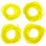 4 Stück 1.5M Benzinschlauch, 2 x 3.5 mm, 2.5 x 5 mm, 3 x 5 mm, 3 x 6 mm Kraftstoffschlauch, Benzinschlauch Rasenmäher, für Kettensägen, Gebläse, Motorsäge rasenmäher, Freischneider, Hochdruckreiniger
