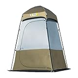 Duschzelt 150D Oxford Silber beschichtet Einfache Toilettenzelte Sichtschutz Wasserdichtes Angelzelt Campingbedarf 160x160x240cm(Army Green)