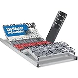 RehaSleep Wolke10 elektrischer Lattenrost 140x200 – Schlafen wie auf Wolken durch 55 Flexible Tellermodule – Perfekte Rücken & Beinposition – Lattenrost elektrisch verstellbar Made in Germany