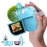 Digitales Mikroskop für Kinder, Handheld-Miniskop – 4K 5,1 cm (2 Zoll) Bildschirm, wiederaufladbar, 1000-fache Mini-Taschenlupe, tragbares Edu-Lernspielzeug, Geschenk mit Dias-Set, 4–12 Kinder