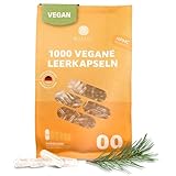 MAISON NATURELLE® Vegane Leerkapseln (1000 Stück) – leere Kapseln zum Befüllen transparent, aus HPMC Kieferfaser hergestellt - Leere Kapsel für den Kapselfüller, Kapselhüllen (00)