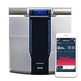 TANITA RD-545HR Personenwaage – Bioimpedanzanalyse Waage mit Körperfett & Muskelmasse, Segmentale Körperanalyse mit Handsensoren, 26 Messwerte, Bluetooth & App-Anbindung