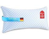 KUFIKUF Kopfkissen 40x80 - Kissen Mikrofaser Weiches Atmungsaktiv für Allergiker, Höhenverstellbar Schlafkissen Seitenschläfer & Bauchschläfer Rückenschläfer, Ergonomisches Kissen für Nackenschmerzen