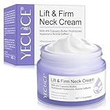 Lift & Firm Neck Cream, Hals und Dekollete Creme, Straffende Creme für Den Hals zur Reduzierung von Falten, Halslinien, Natürliche Anti-Aging Firming Neck Cream für Glatte und Jugendliche Haut, 50 ml