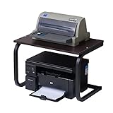 WAOCEO Druckerhalterung Druckerregal Office Desk Lager Rack Multifunktion Schreibtisch Kopiererhalterungshalterung Küchenregal Lagerregal (Color : Schwarz)