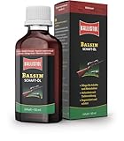 BALLISTOL Unisex – Erwachsene Waffenpflege Balsin Schaftöl Flasche, Rot/Braun, 12 Stück