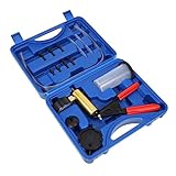 SOLUSTRE handvakuumpumpe Auto-Tools Handvakuumdruck Dampf Handheld Vakuumpumpe Manuelle Vakuumpumpe Werkzeug Flüssigkeitstester Bremsentlüfter Luft Bremsflüssigkeit Reservoir Prüfer Eisen