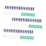 VANZACK 1Satz Klavieraufkleber Noten Aufkleber für Anfänger Tasten Finger Piano Aufkleber Musikalische Maßstab Aufkleber Leicht zu Wechseln