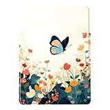 Hüllen für Kindle Paperwhite 10. Generation 2018 6' Hülle Flip Leder Silikon Schutzhülle, Auto Aufwachen oder Schlafen Magnetisch Case, Brücke Weiße Katze Muster Hülle für Paperwhite 2018 (6)