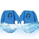 2 x Schwimm-Handflights – komfortable Schwimmtrainingswerkzeuge, Aquatische Fitnessgeräte für | Tragbares Übungsflügel, verstellbares Paddel-Set zur Stärkung