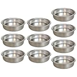 AOYUDJ 10 Stück antihaftbeschichtete Western-Kuchenformen, Aluminium, Muffins, kleine Eier, praktisches Küchenwerkzeug