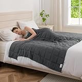 Good Nite Gewichtsdecke für Erwachsene Weighted Blanket Schwere Decke für Ruhige Sinne Grau 8 kg 150 x 200 cm
