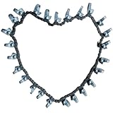 QIUYMGFG Handheld Seed Planter Knoblauch Seeder Seeding Kette Yam Bean Seeding Kette Mit Samen Löffel Gemüse Seeder Seeding Zubehör Motorhacke(Including Seed Spoon)