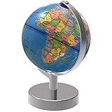 Beleuchtet Welt Globus 2 in 1 Globus Erde und Konstellationen Eingebaute LED für beleuchtete Nachtansicht, 8 Zoll Pädagogische Welt Globus für Geschenk Home Office Schreibtisch Dekoration