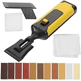 HEALEEP Holz Reparaturset für Vinyl und Vinylböden Farben Wachskitt Kratzerentferner Bodenreparaturset für Küche Möbel Fensterrahmen und Parkett