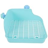 TOYANDONA Hamster Töpfchen Trainer für Kleine Haustier Toilette für Frettchen Chinchilla Töpfchentraining Wanddesign für Böden