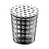 Laubfanggitter Edelstahl, Dachrinnen Laubschutz, Fallrohrgitter und Fallrohrschutz, verhindert Laub und Schmutzblockaden, Dachrinnenschutz für Dachrohre, Abflüsse und Fallrohre