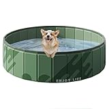 Einfach zu taduell pool camping hunde bad kompaktes Haustier Bad PVC Hundepool Leckdichtes Hunde Badewanne Großer Hund Pool Waschbares Hundebadkühlungspool Langable Haustier Badewanne Haustier Badewan