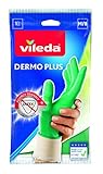 Vileda Dermo Plus/Sanft & Schonend Gummihandschuhe latexfrei, Größe M, 4 Paar