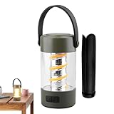 LED Camping -Laterne, Camping -Laterne mit | Wasserdichte Campinglichter mit drahtloser Laut- 2 in 1 tragbare wiederaufladbare Taschenlampe mit Klammer für den Innenbereich im Freien