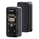 SMOK X-Priv Plus Mod 225W Unterstützung 18650 Batterie (nicht enthalten) Unterstützung TF-D Sub Tank/TFV9 Tank/TFV18 Mini Tank E-Zigaretten Box Mod Vape DTL Vaporizer Kein Nikotin (Black)