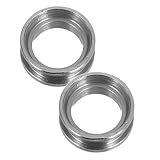 Alasum 2 Stück Angelrolle Ersatzringe aus Metall Langlebige Führungsringe für Angelrutenreparatur Schnurverheddern Leicht und Robust für Süß Salzwasserfischen
