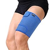 YUYTE Neopren Oberschenkelbandage, Kompression Oberschenkel Bandage Sport, Rutschfest und Verstellbar Kompressionsbandage, für Oberschenkel und Ischiasnerven Schmerzlinderung, Rehabilitation