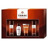 Tabac® Original | Quattro Set - Original Seit 1959 - sanft zur Haut - mit dem Duft des Originals - spürbar gepflegtes Frischegefühl | 50ml After Shave Lotion, Duschgel, Deodorant & Rasierschaum