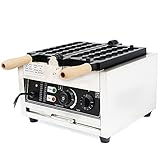 Waffeleisen Bubble Waffle Maker Machine Antihaft-Pfanne Edelstahl Kommerzielle Elektrische 1500W Waffelmaschine für Waffle Making