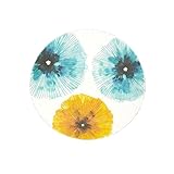 Risecollection Meadows-Madora Blumendruck Dinner Plate - Mehrfarben Act # 367 | Vorhang Act-367