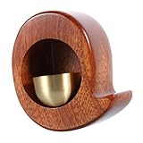 STOBOK Hölzerne Windspiele Glocke Türwindspiel Türklingeln Für Zu Hause Dekorative Magnet-türklingel Eingangstürklingel Haustürklingelverzierung Windspiel Türklingel Mahagoni