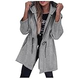 Generisch Wintermantel Damen Mode Elegant Freizeit Lockerer V-Ausschnitt Outdoor Wintermantel Damen Lang Strickjacke Damen Lang Cardigan Damen Lang Schwarze Strickjacke Damen