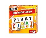 Noris 608985767 - Spaß am Lernen - Ich kann lesen mit Hilfe der Anlaut-Methode inklusive 45 Buchstaben-Bild-Kärtchen und Wortstreifen, ab 5 Jahren