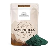 Sevenhills Wholefoods Spirulina Pulver Bio 500g - natürliche Entgiftung, Detox, verarbeitet unter strenger Qualitätskontrolle