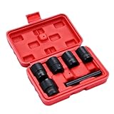 Cabilock 6 Stück Teiliges Muttern Entferner aus Verschleißfestem Material Rutschfeste Langversion für Beschädigte Rostige und Abgenutzte Schrauben Praktisches Auto Reparatur Werkzeug mit