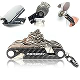 Carbofy® Key Organizer Multi-Tool aus echtem Carbon I Schlüssel Organizer Etui, Schlüsselanhänger