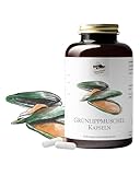 Grünlippmuschel Kapseln, 300 Kapseln für 3-5 Monate, Nahrungsergänzungsmittel mit Grünlippmuschel-Konzentrat, 500 mg pro Kapsel, Premium Qualität