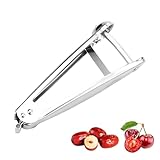 Kirschentkerner,Kirschenentkerner,Edelstahl Kirschentsteiner,Pitter Entkerner Kirschen,Hand Corer Entferner,Obstentkerner Cherry,Schnell Entfernen Früchtsteinen,Kirschkernentferner für Kirsch/Obst