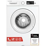 Telefunken Waschmaschine 7kg | Frontlader 1400 U/Min. | Energieklasse A | Inverter Motor | AquaStop | Schontrommel | 15 Programme | Startzeitvorwahl | Kindersicherung | LED-Display | W714AS1W weiß