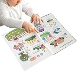 Erstes Englisch Wörter Buch mit Sound,Lehrreiches Buch - Spielzeug Zum Englischlernen Mit Ton Für Kinder Vorschulalter Frühkindliche Sprachentwicklung